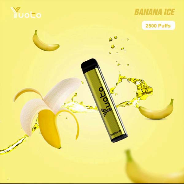 Yuoto XXL Banana Ice 2500 puffs vape pod 1 Yuoto XXL Banana Ice 2500 Puffs