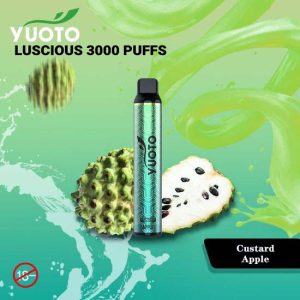 Yuoto Luscious 3000 Puffs Custard Apple
