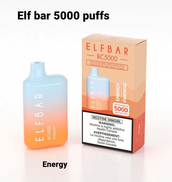 Elf Bar Energy 5000 Puffs Disposable Vape